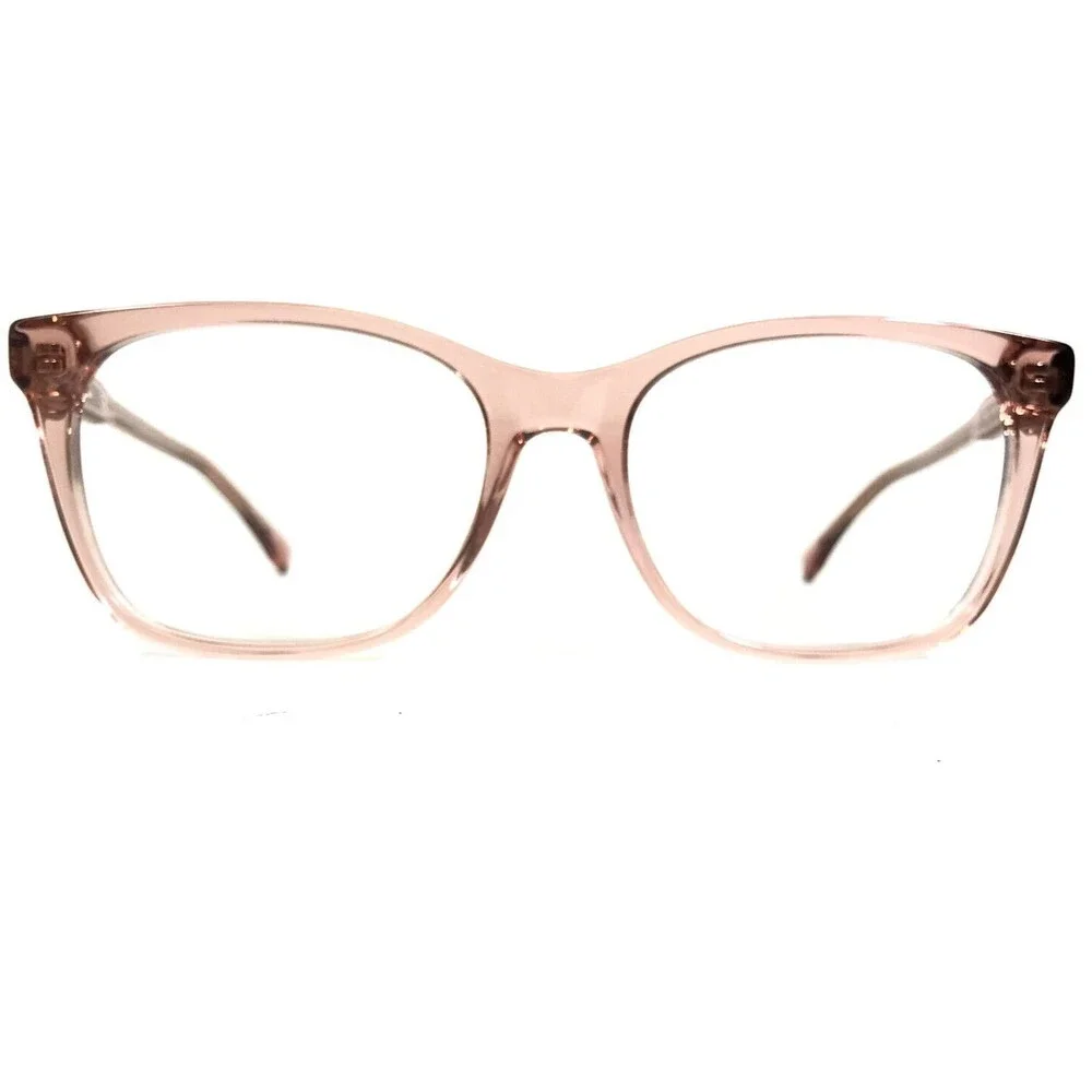 Lacoste Eyeglasses Frames L2870 662 Clear Pink Cat Eye Square Full Rim 54-17-140